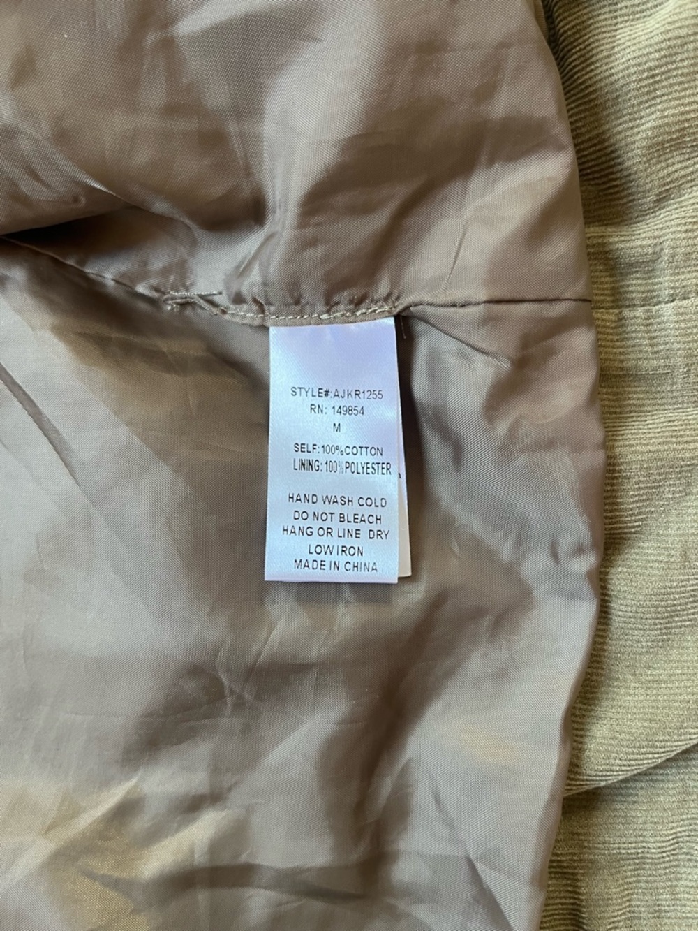 Sadie & Sage Olive Green Utility Jacket - Picture 5 of 5